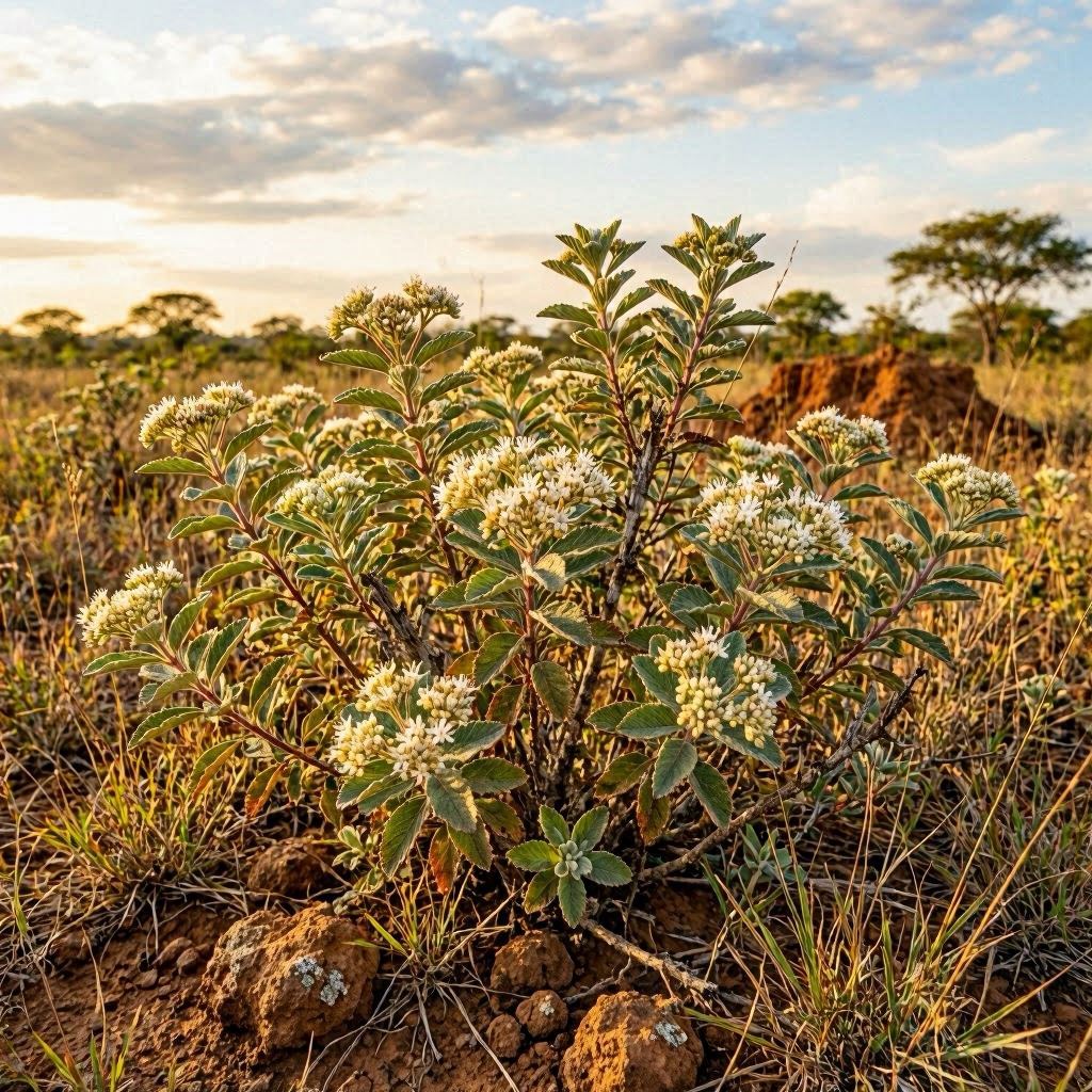 Planta velame do campo - erva de Obaluaê